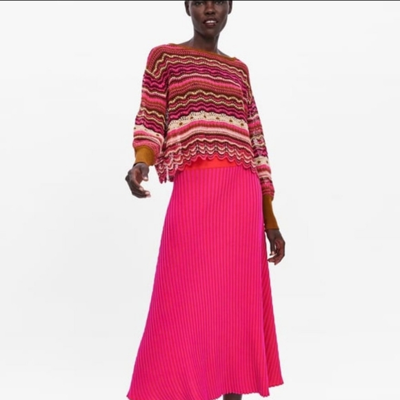 Zara Sweaters Zara Crochet Cropped Sweater Poshmark